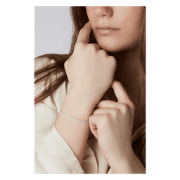 Ellera Tennis armbånd Rhodium sterling silver 925