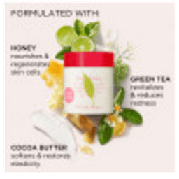 Green Tea Strawberry Basil Honey Drops Body Cream