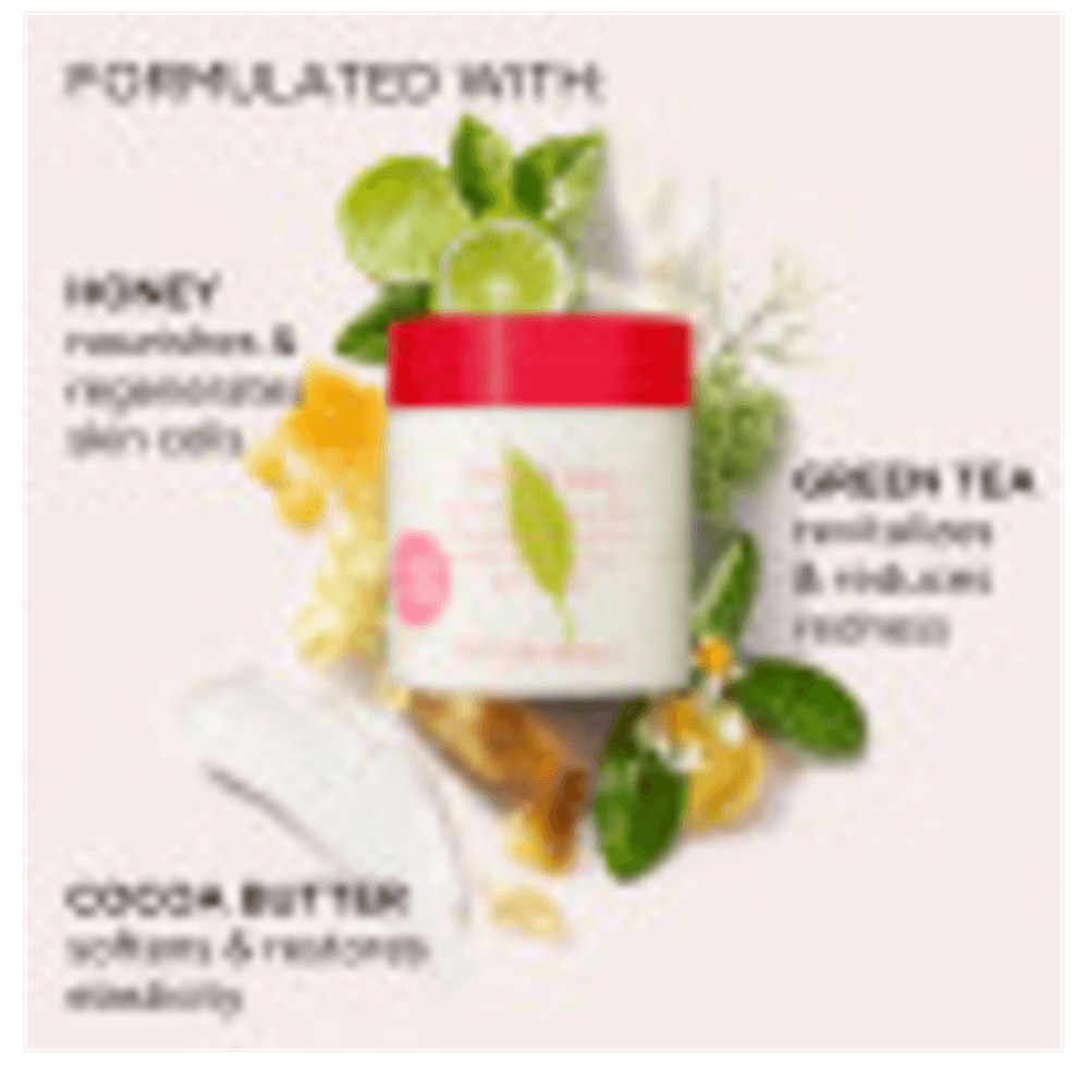 Green Tea Strawberry Basil Honey Drops Body Cream
