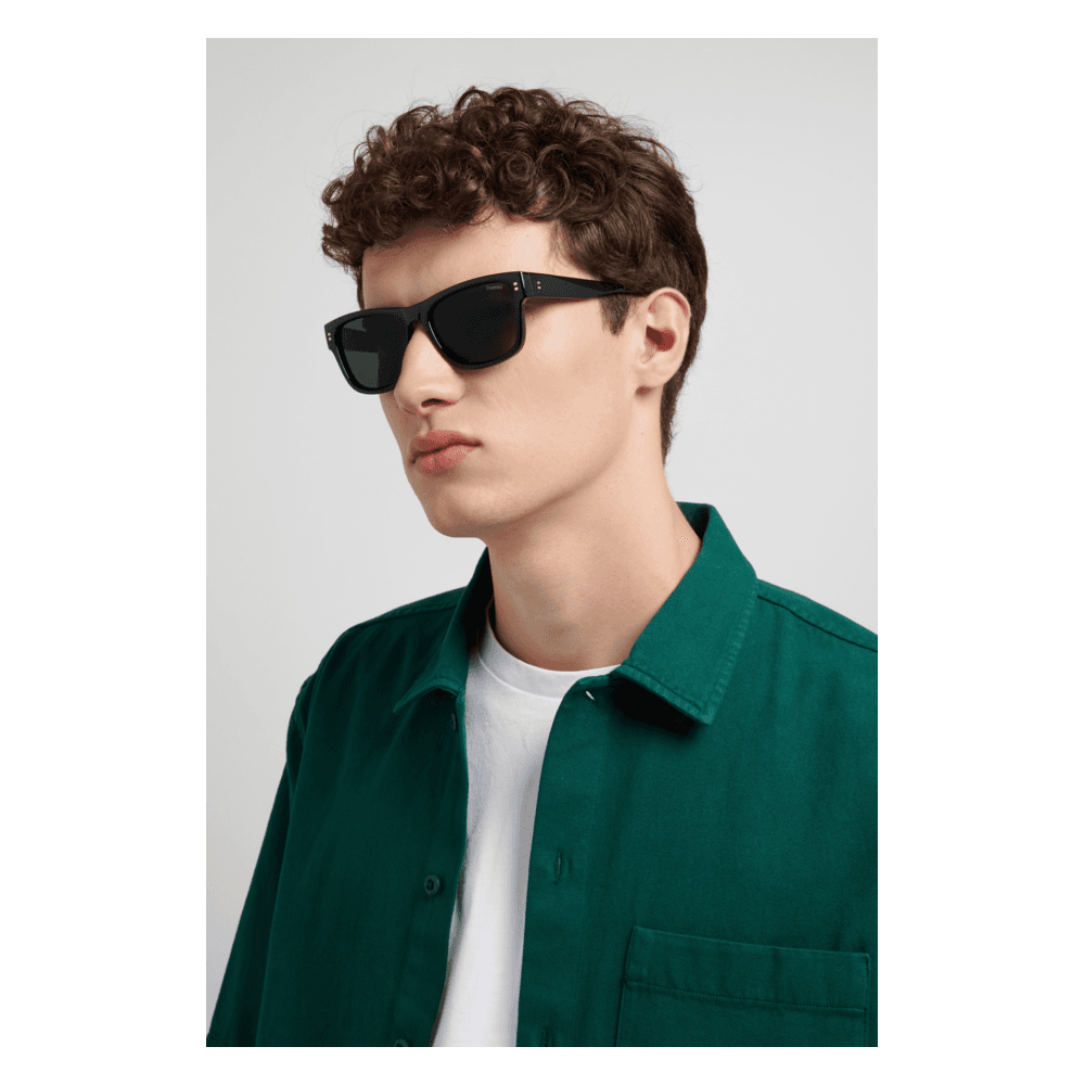 Black Solbriller
Green polarized lenses