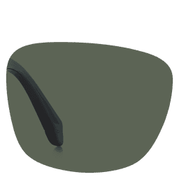 Black Solbriller
Green polarized lenses