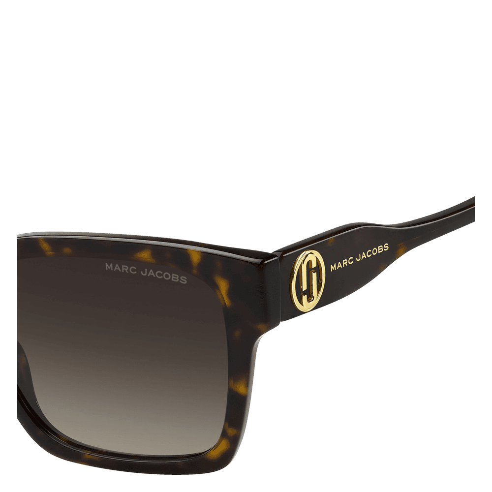 Havana Retangular Solbriller
Brown gradient lenses