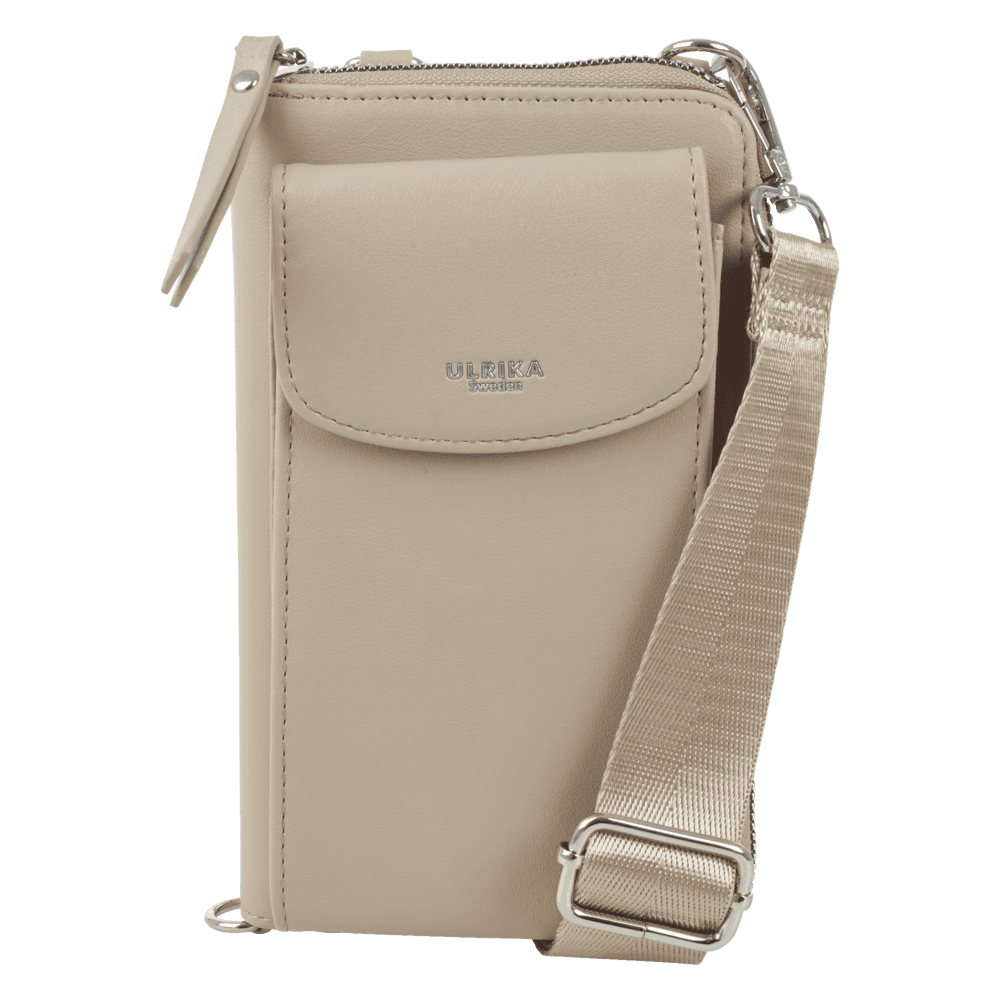 Skulder-/mobiltaske Beige