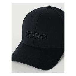 Borg Baseball Cap Black