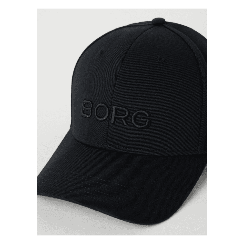 Borg Baseball Cap Black