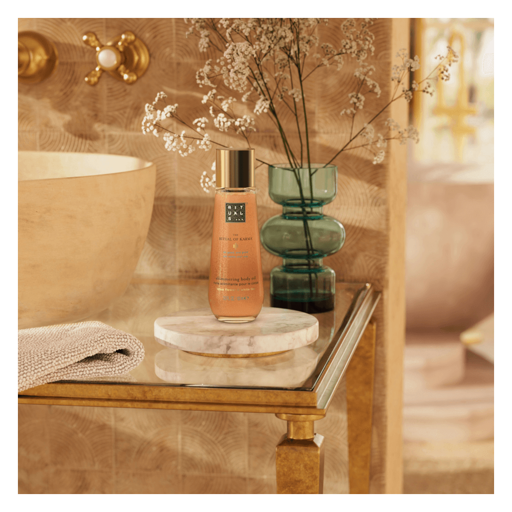 The Ritual of Karma Shimmering Body Oil 