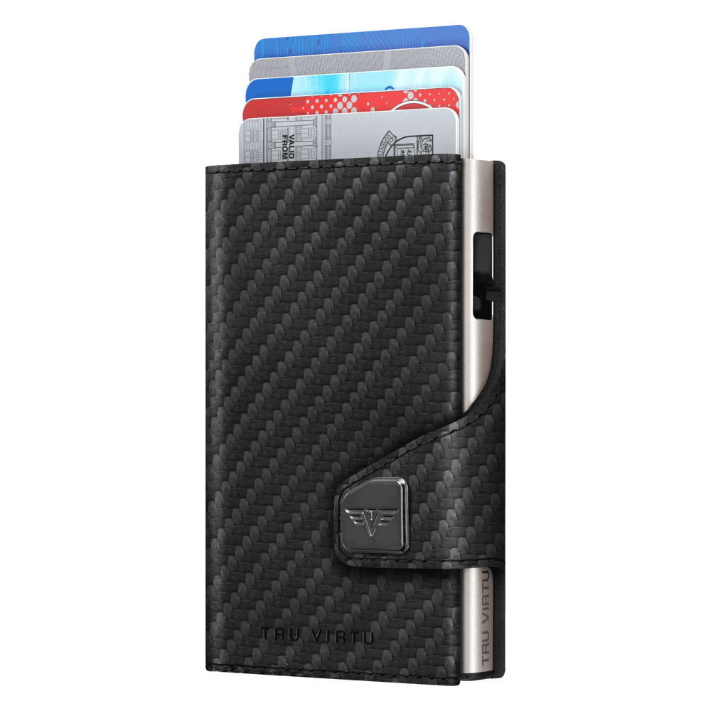 Click & Slide Wallet Hi-Tech Silver