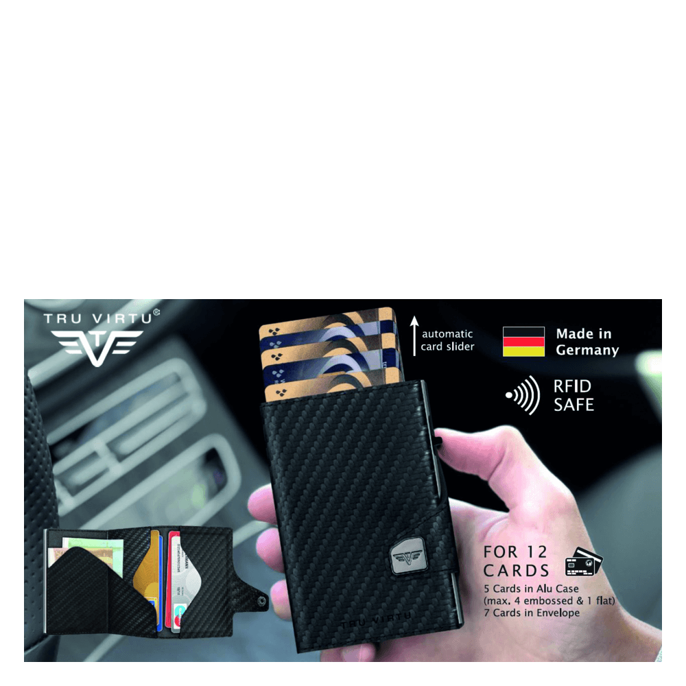 Click & Slide Wallet Hi-Tech Silver