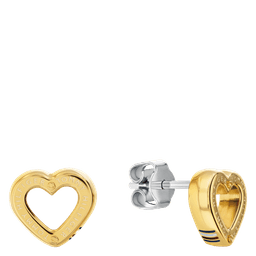 Tommy Hilfiger hjerteøreringe  Ionic plated thin gold steel