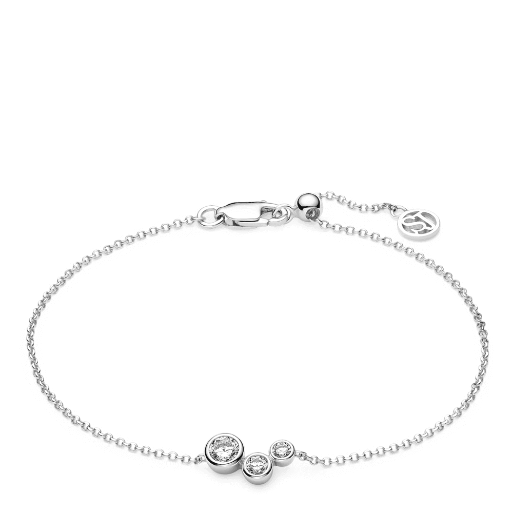 Sardinien armbånd White / rhodium sterling silver 925