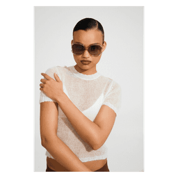 Hella Solbrille Light Brown / Gold