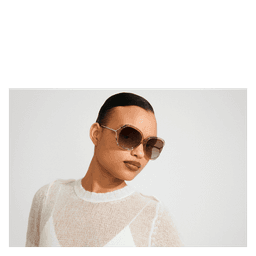 Hella Solbrille Light Brown / Gold