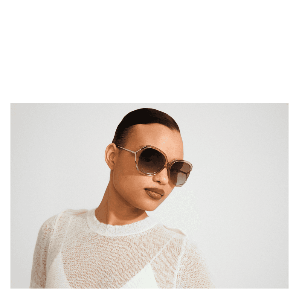 Hella Solbrille Light Brown / Gold