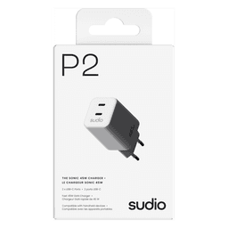 P2 Sonic 45 W oplader White