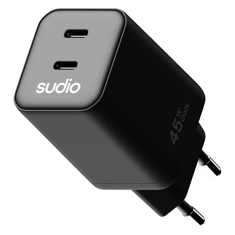 P2 Sonic 45 W oplader Black