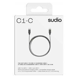 C1-C USB-C til USB C kabel Black 1,8 m