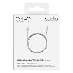 C1-C USB-C til USB C kabel Pink 1,8 m