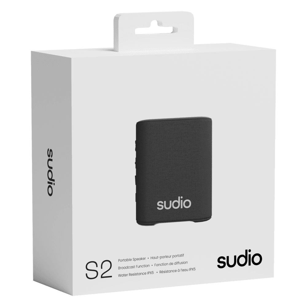 S2 mini højtaler Black