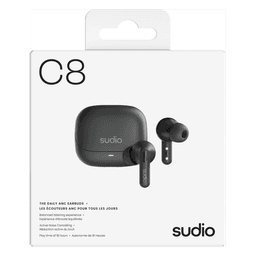 C8 true wireless høretelefoner Black