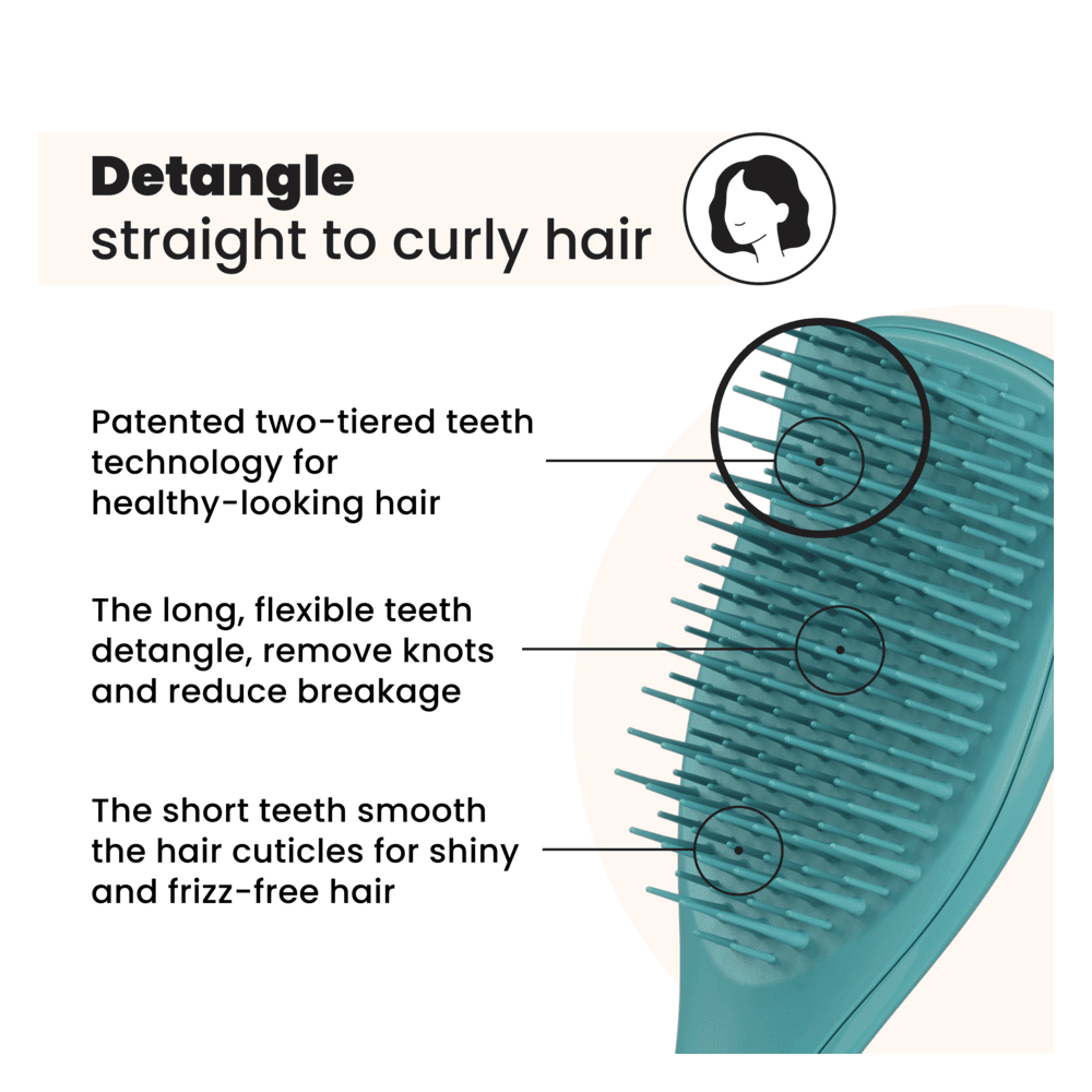 Hårbørste Mini Ultimate Detangler Transformative Teal