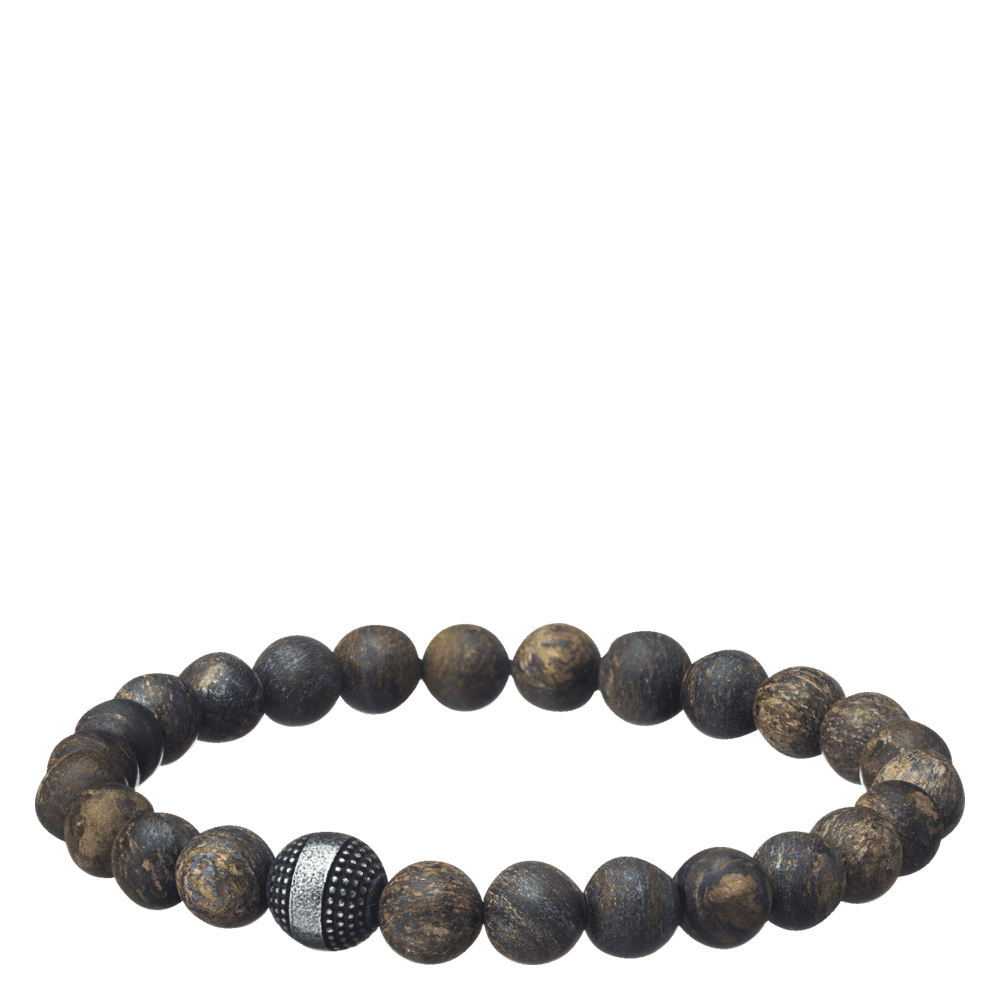 Armbåndssæt Matte brown / cord