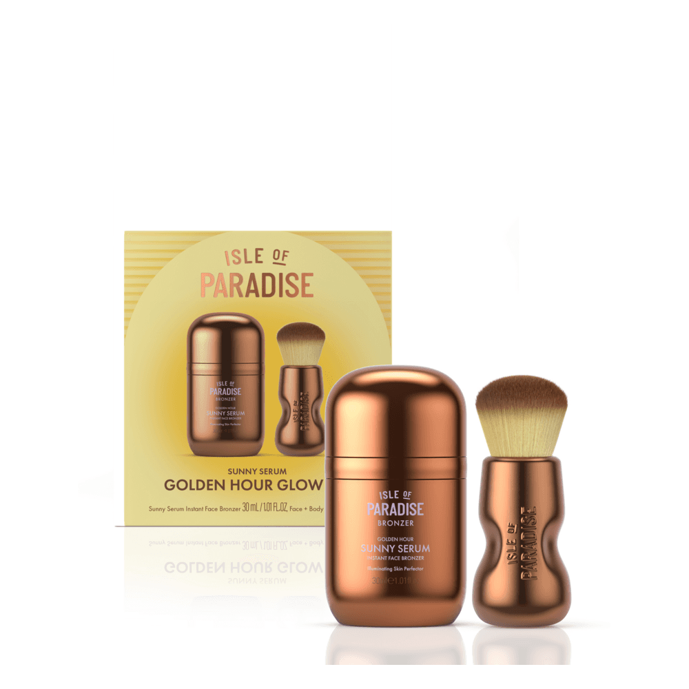 Sunny Serum Instant Face Bronzer & Brush Set