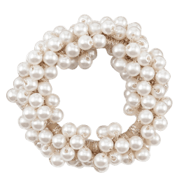 Classic Pearl hårelastik Beige