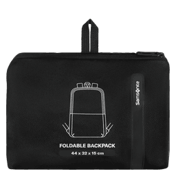 Foldbar rygsæk Black