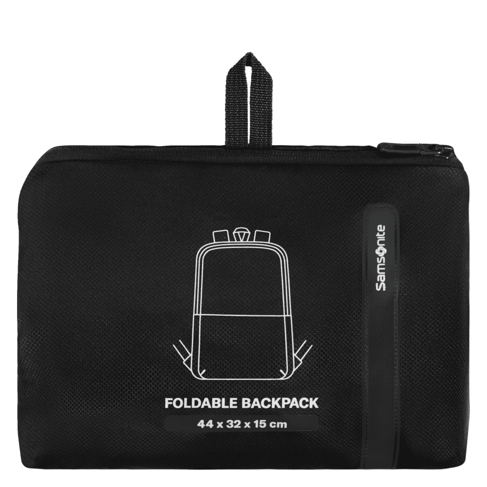 Foldbar rygsæk Black