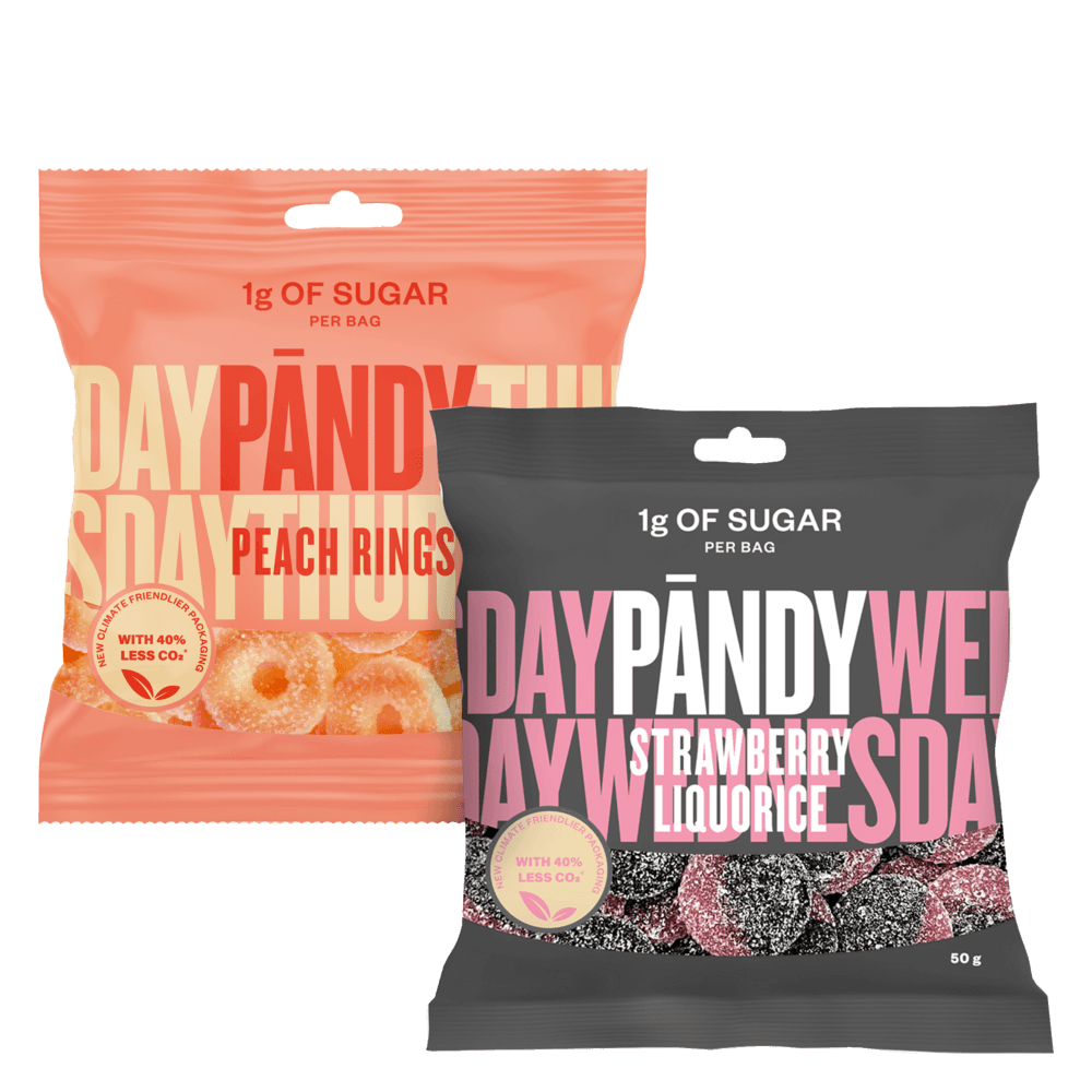 Peach Rings & Strawberry Liqourice 2-pack