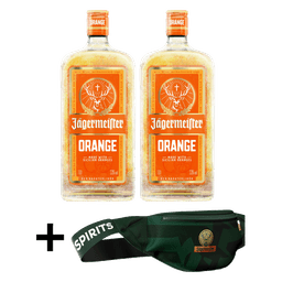 Orange 2-pack med bæltetaske