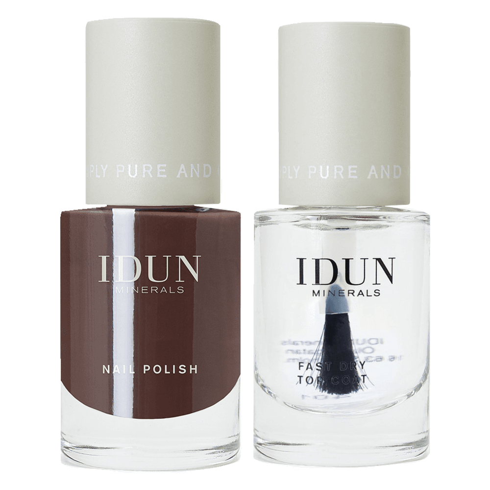 Nail Polish Bronsit & Top Coat Set