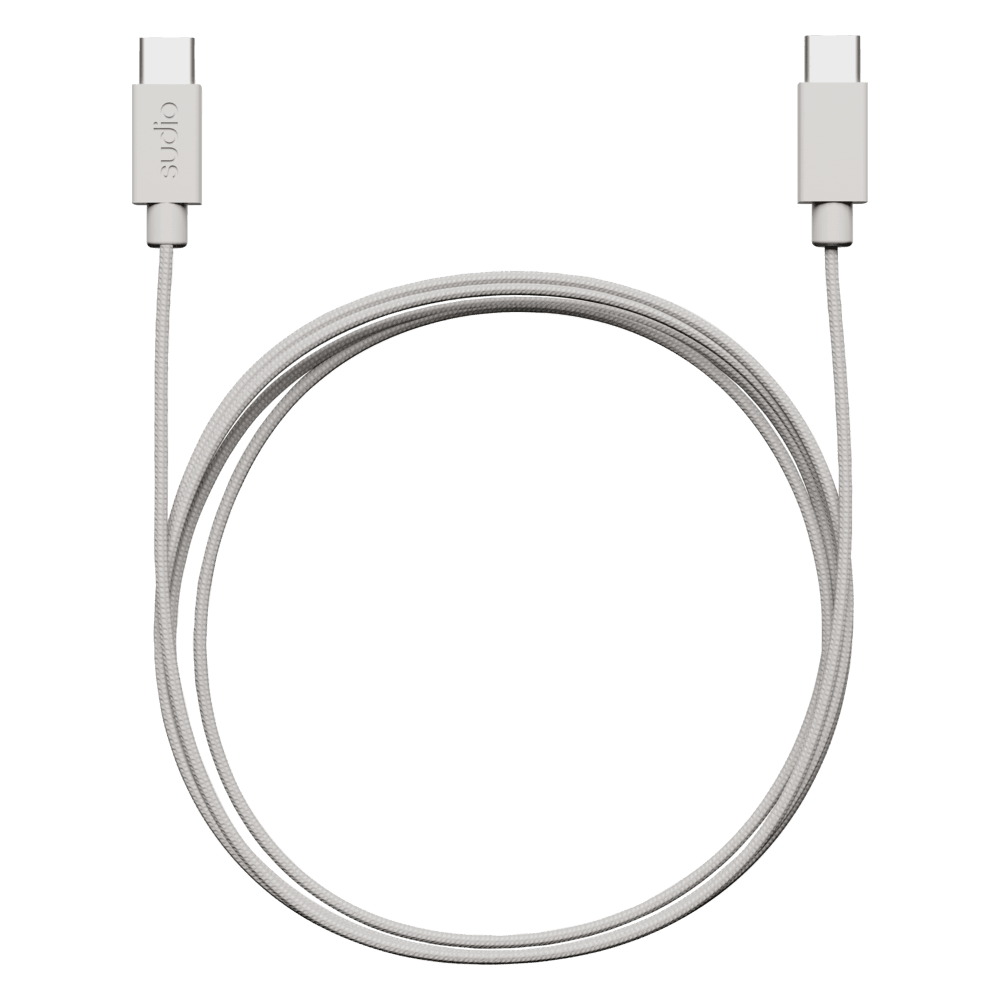 C1-C USB-C til USB C kabel White 1,8 m