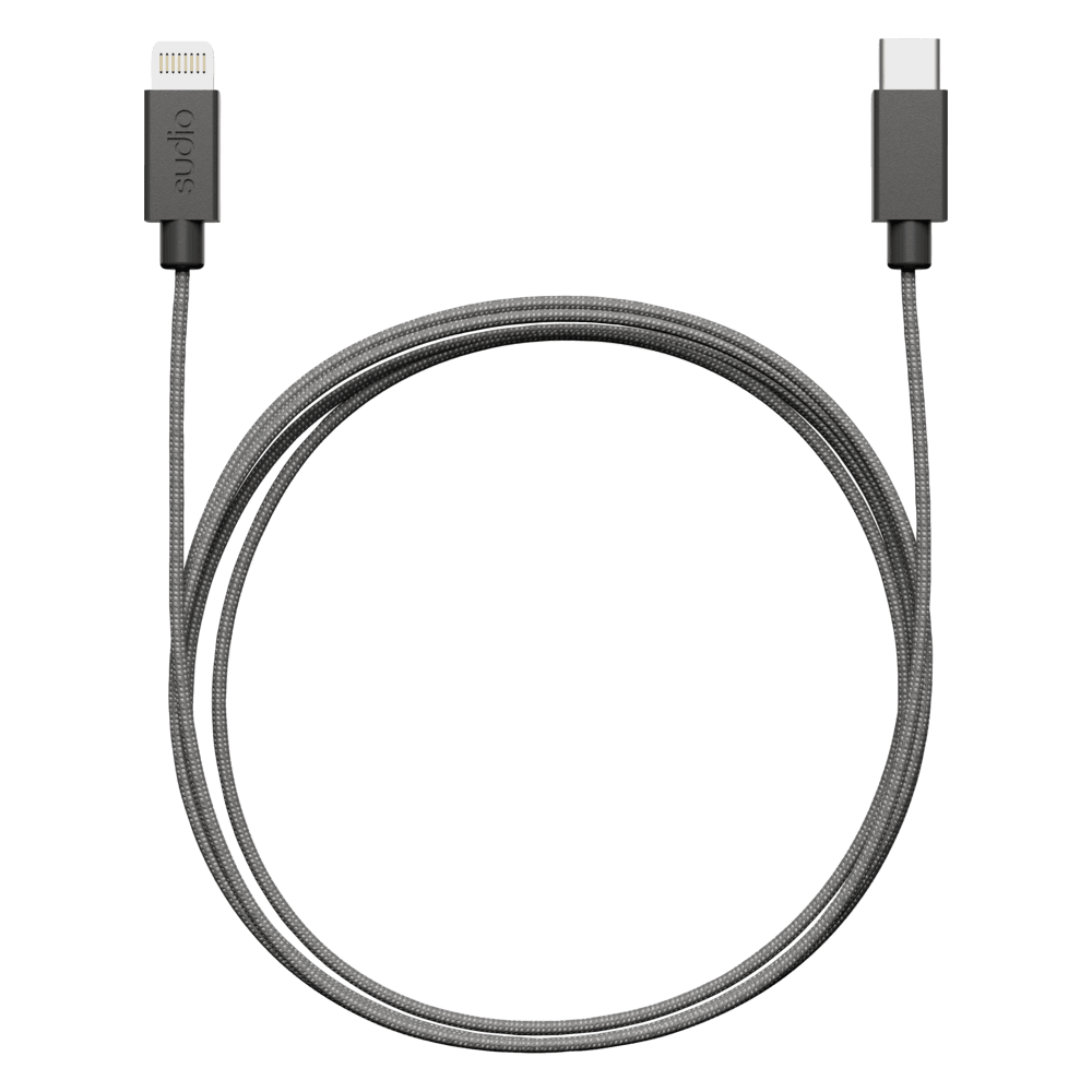 C1-L USB-C til Lightning kabel Black 1,8 m