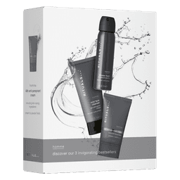 Trial Set Homme skummende kropsgel 50 ml, ansigtsrens 70 ml, antiperspirantcreme 50 ml