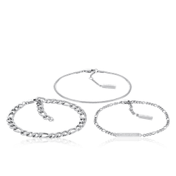 Calvin Klein sæt med 3 armbånd Stainless steel