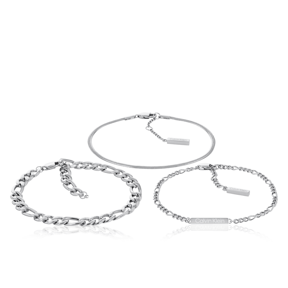Calvin Klein sæt med 3 armbånd Stainless steel