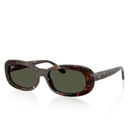 Ray-Ban® Black Havana Solbriller Black/havana, dark green lenses
