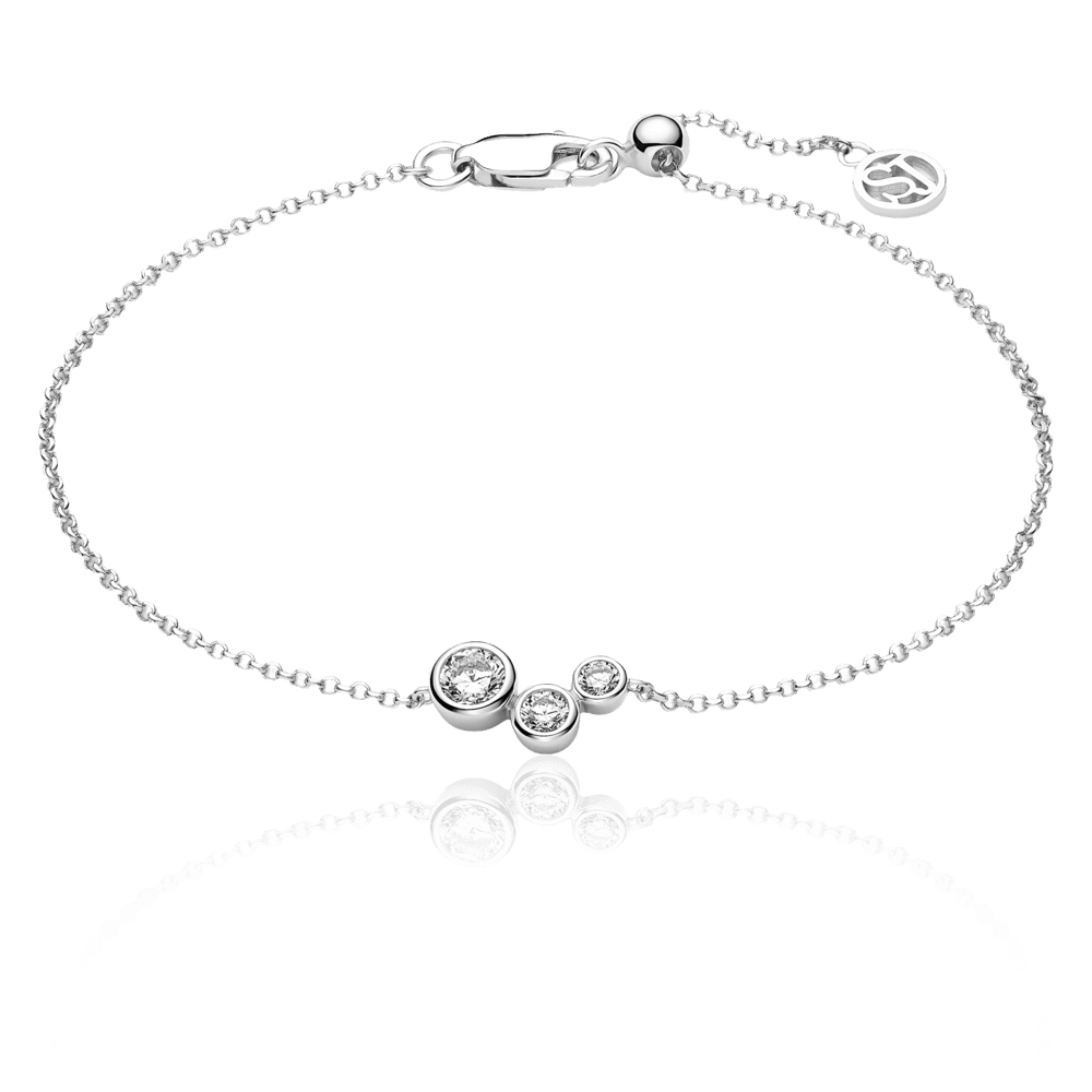 Sardinien armbånd White / rhodium sterling silver 925