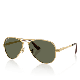 Aviator Max Solbriller
Polished Arista/gold, green lenses
