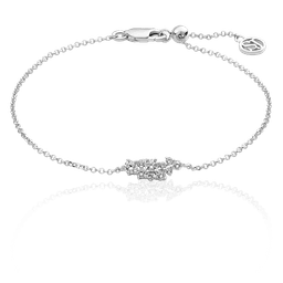 Cristallo armbånd Rhodiumbelagt