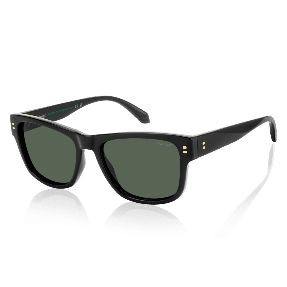 Black Solbriller
Green polarized lenses