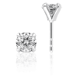 Venice Diamant øreringe 14k white gold 0,22 ct