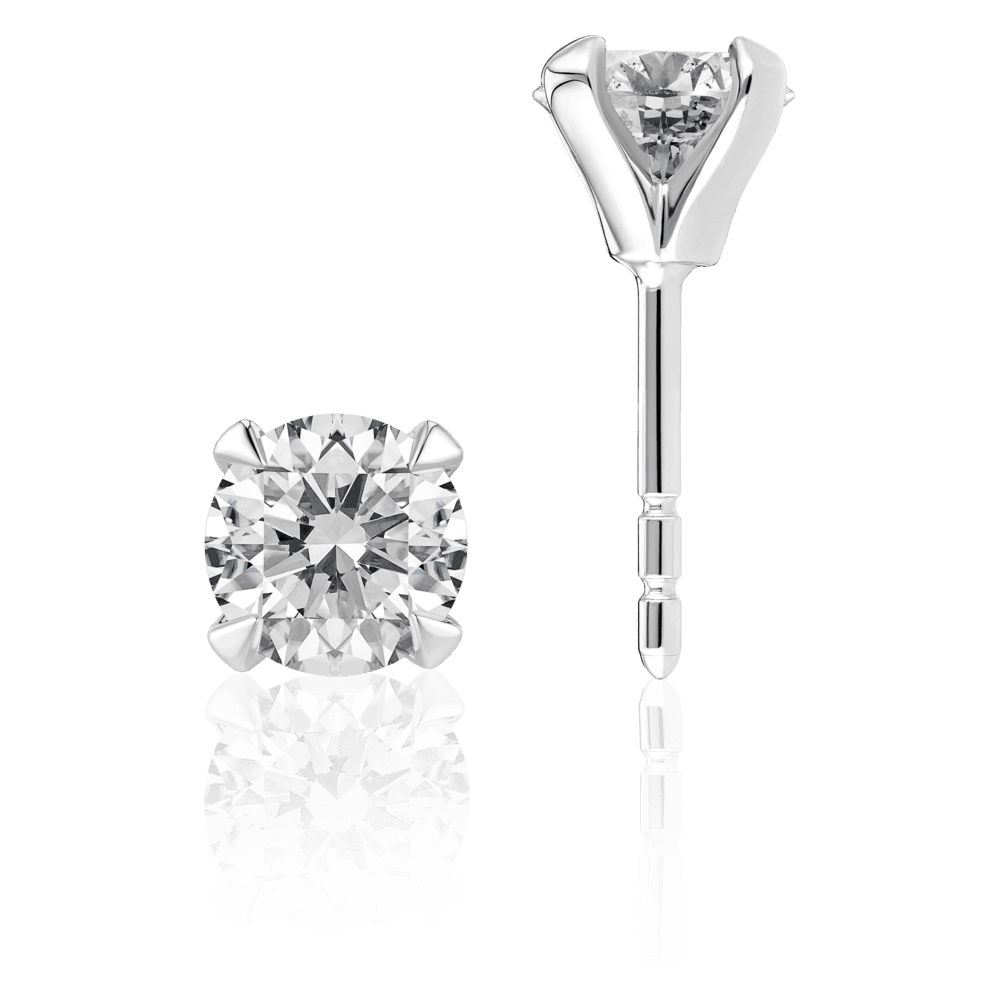 Venice Diamant øreringe 14k white gold 0,22 ct