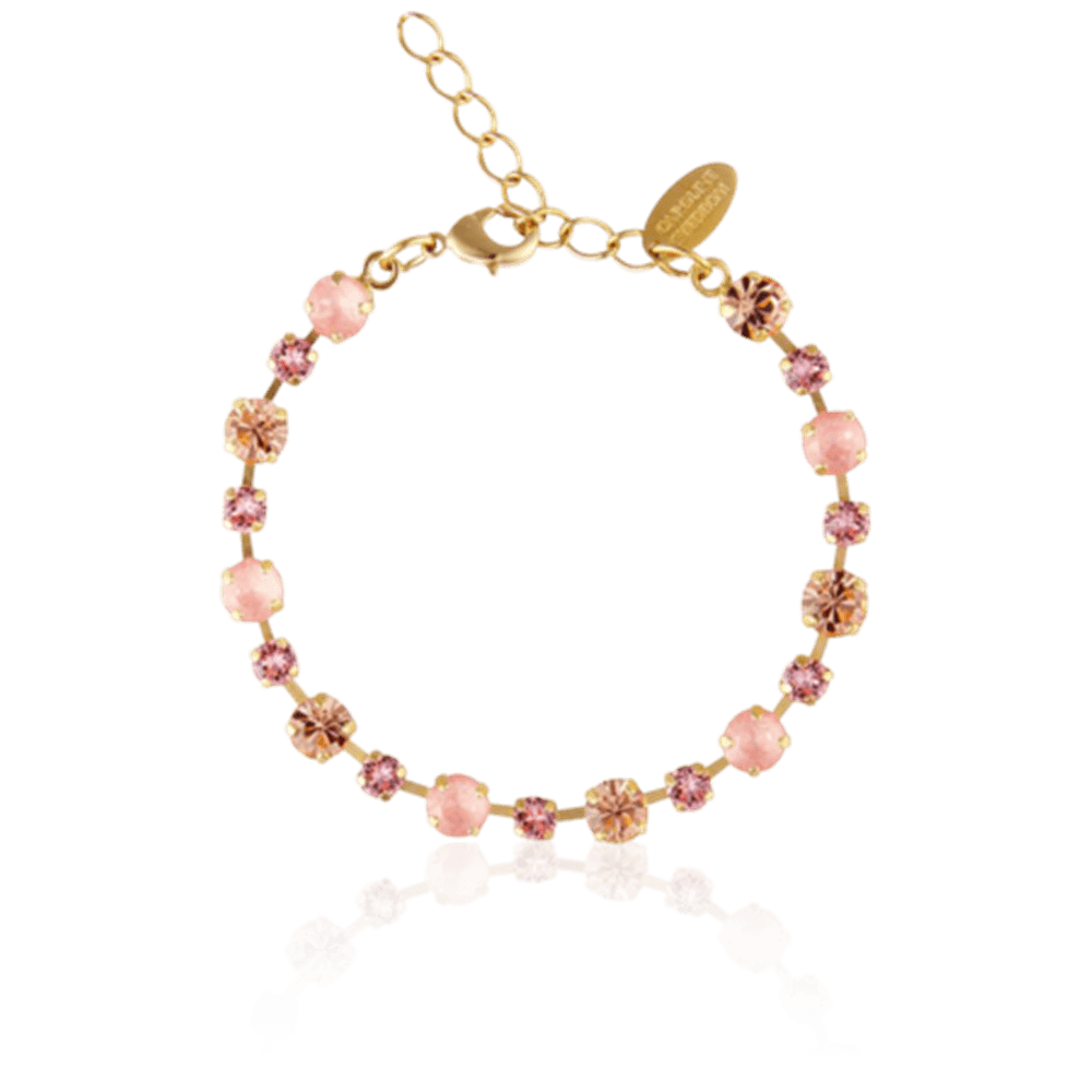 Calanthe armbånd Flamingo combo / gold