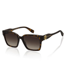 Havana Retangular Solbriller
Brown gradient lenses