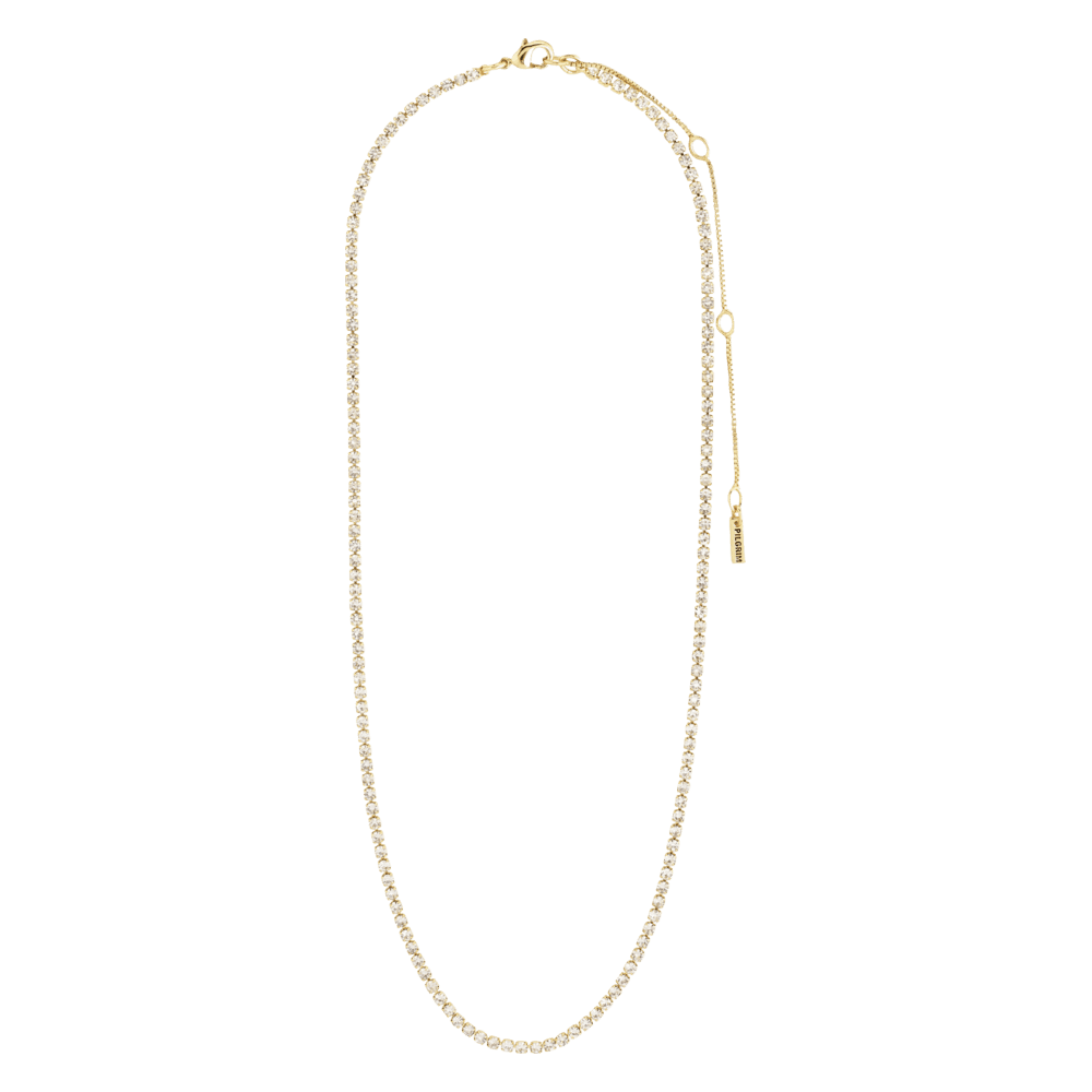 MARIBEL halskæde Gold plated / Crystals