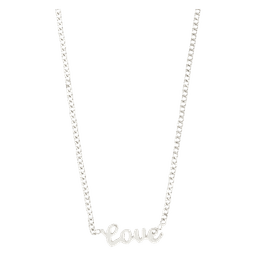 LOVE halskæde Silver plated