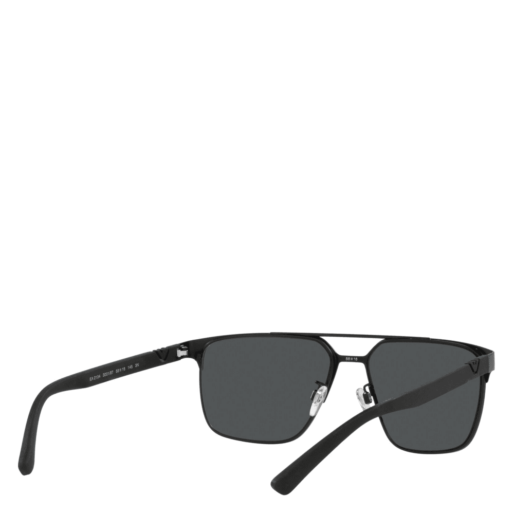 Emporio Armani® Matte Black Solbriller