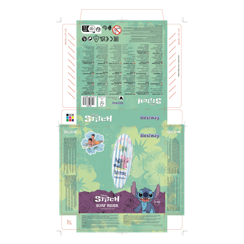 Lilo & Stitch luftmadras 114 x 46 cm